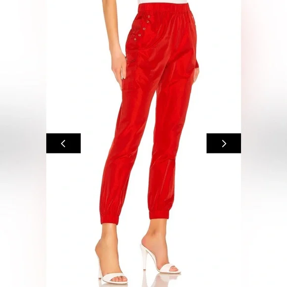 superdown Missy Jogger Pants, Size S, Color Red - Picture 3 of 12